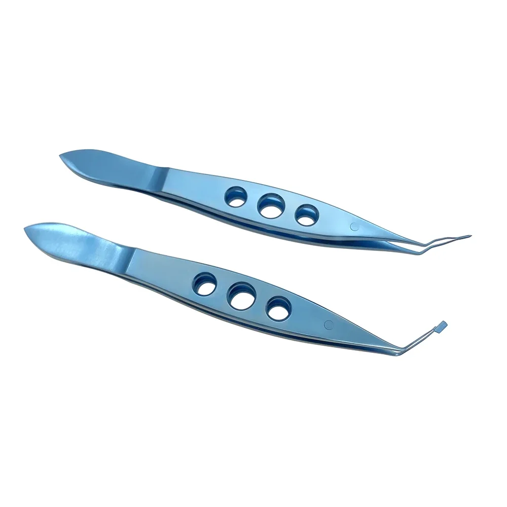 Ophthalmic Nuclues Forceps Nucleus Cracker Forceps Sharp Head Titanium Micro Cracker Tweezers Ophthalmic Instrument