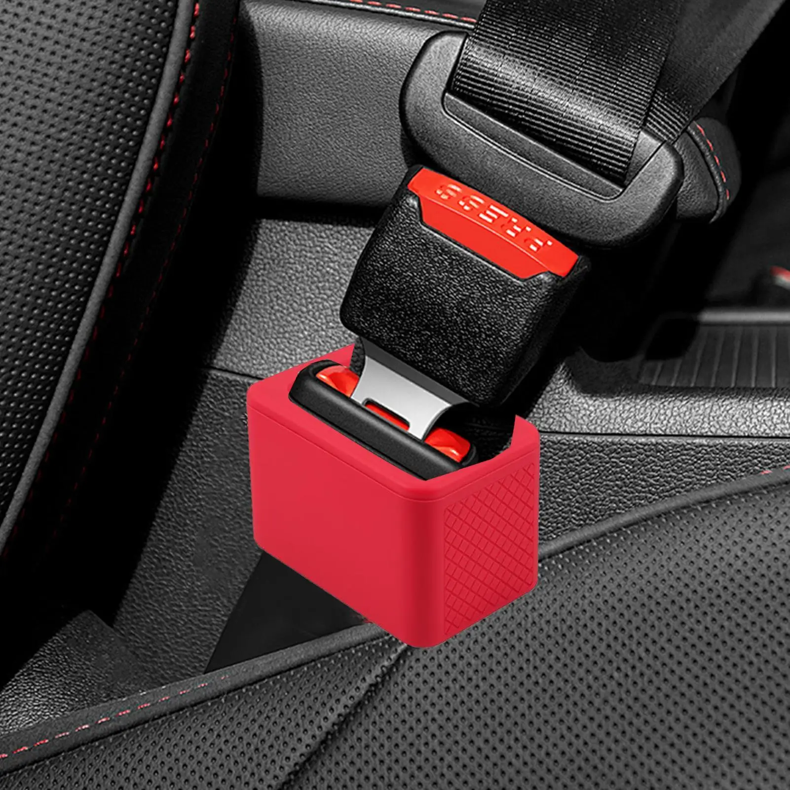 

Car Seat Buckle Cover Seat Belt Guard Holder Protector Release Tool Anti-Chafing Adjuster Safety Accessories Non-Slip Grip For