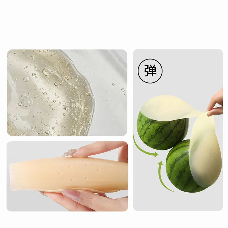 Invisible Thin Silicone Anti-Show Nipple Covers Reusable Anti-Sagging Breast Petals Strapless Bra Breast Patch ﻿ image 6