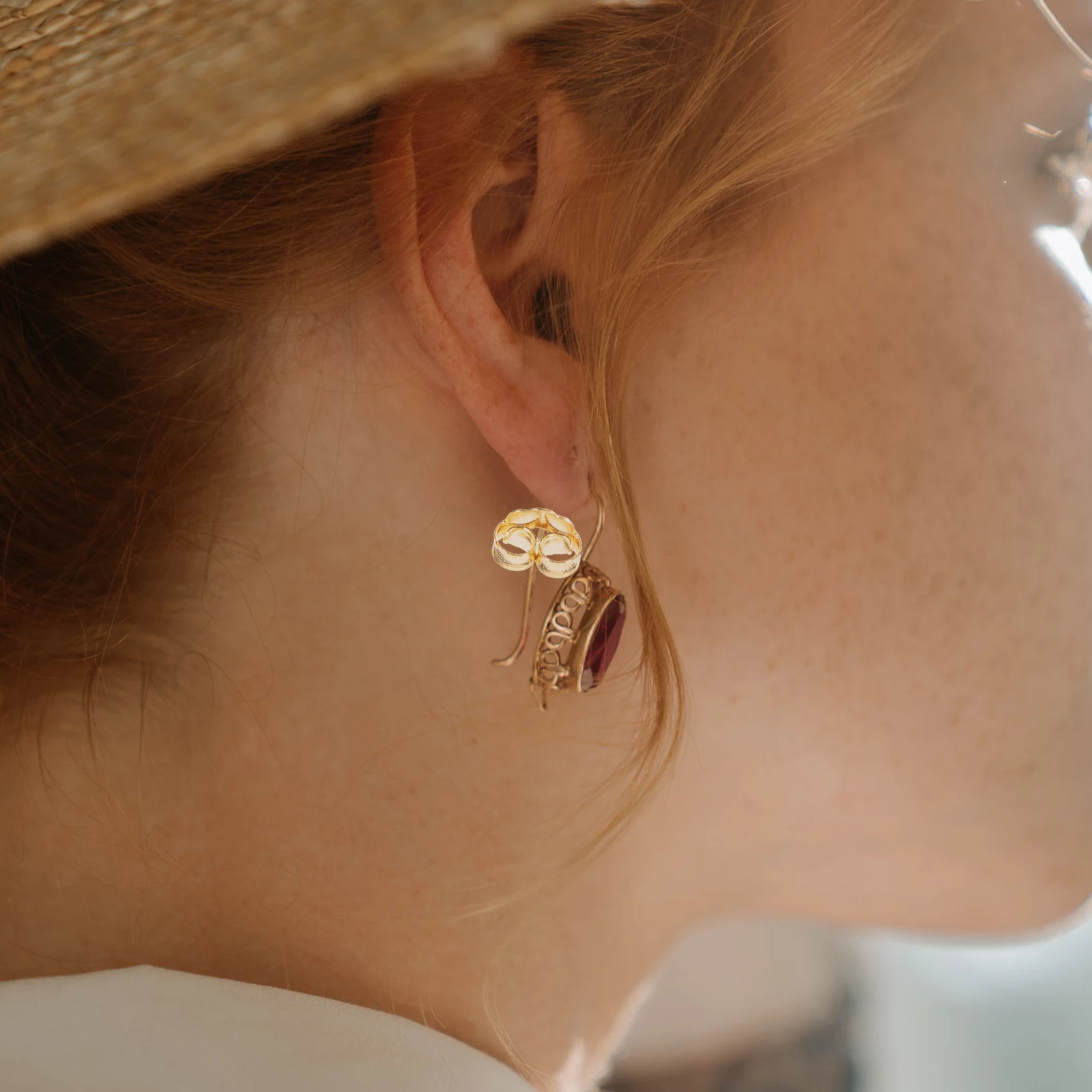 

10 Pairs Silver Screw Backs for Piercing Stud Earrings Jewelry Women Gold Durable Wear Resistant Ideal Making Repairing