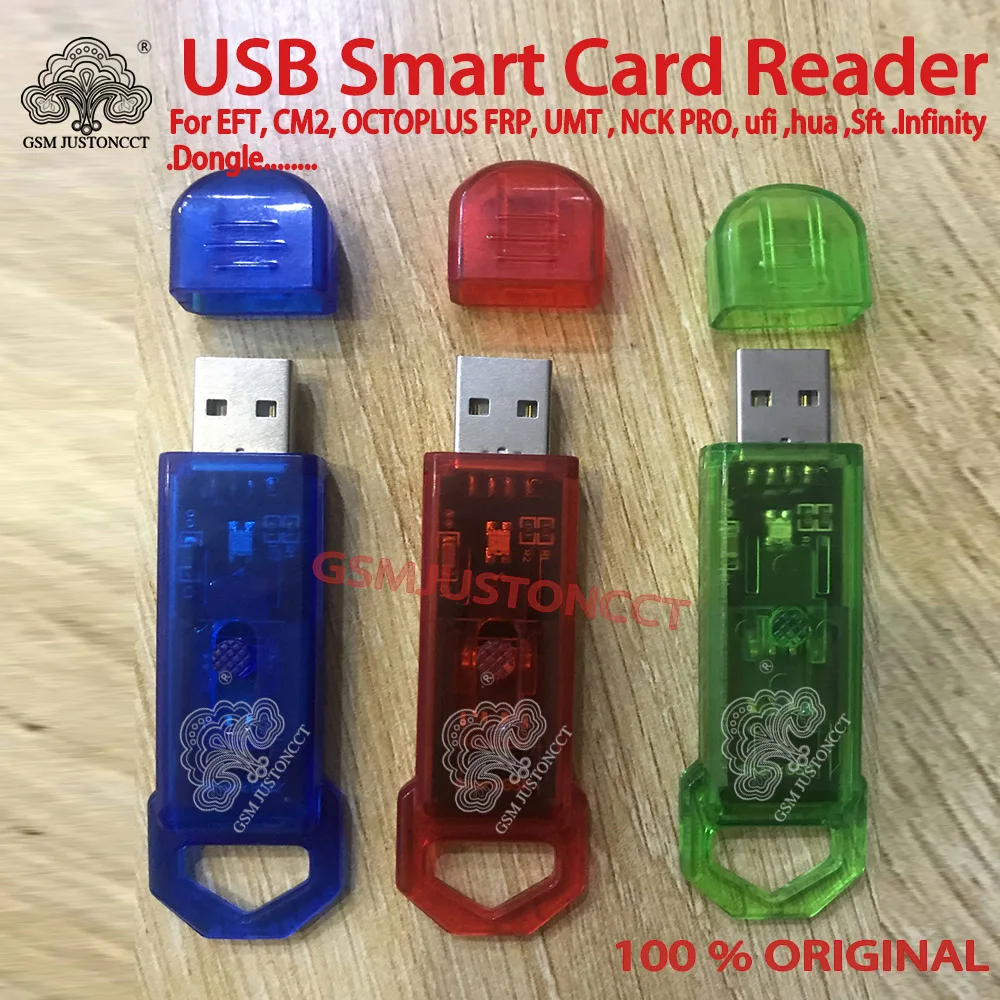 

Original High speed USB Smart Card Reader For EFT, CM2, OCTOPLUS FRP, UMT , NCK PRO, ufi ,hua ,Sft .Infinity .BB5.Dongle..