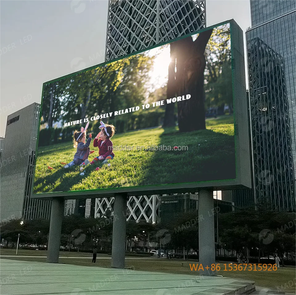 

P8 Outdoor LED Display High Brightness Waterproof Energy Saving Long Life Screen for Square