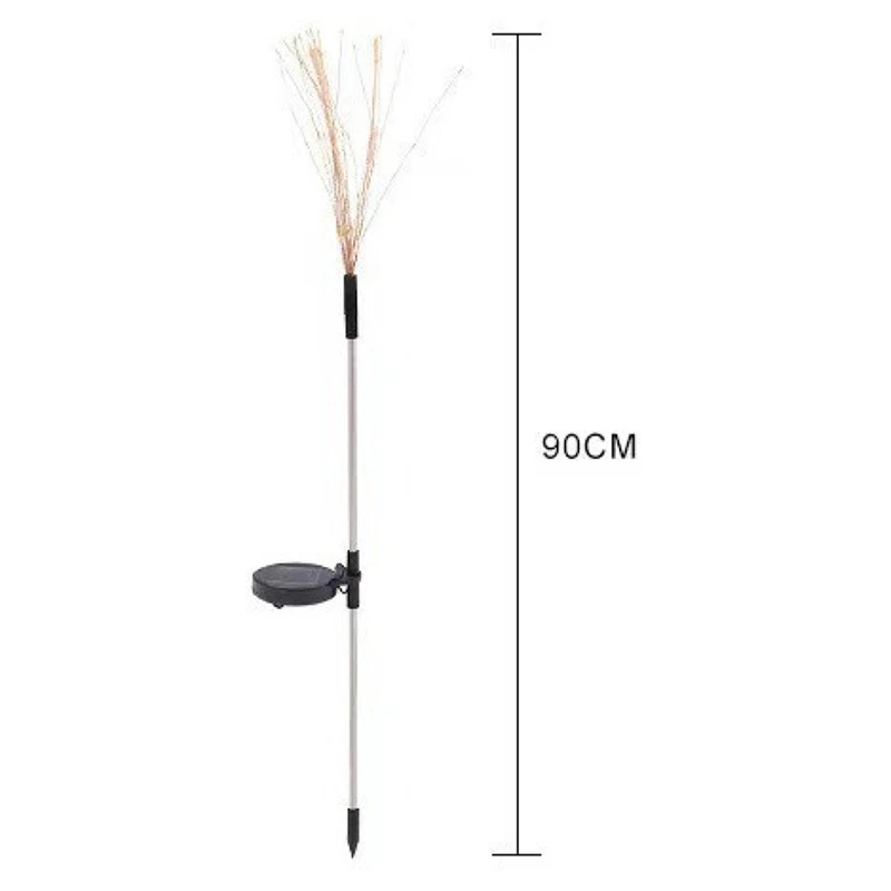 Lámpara LED Solar de 120 lámparas, lámpara Solar impermeable para jardín al aire libre, decoración navideña para jardín, decoración de boda y Año Nuevo