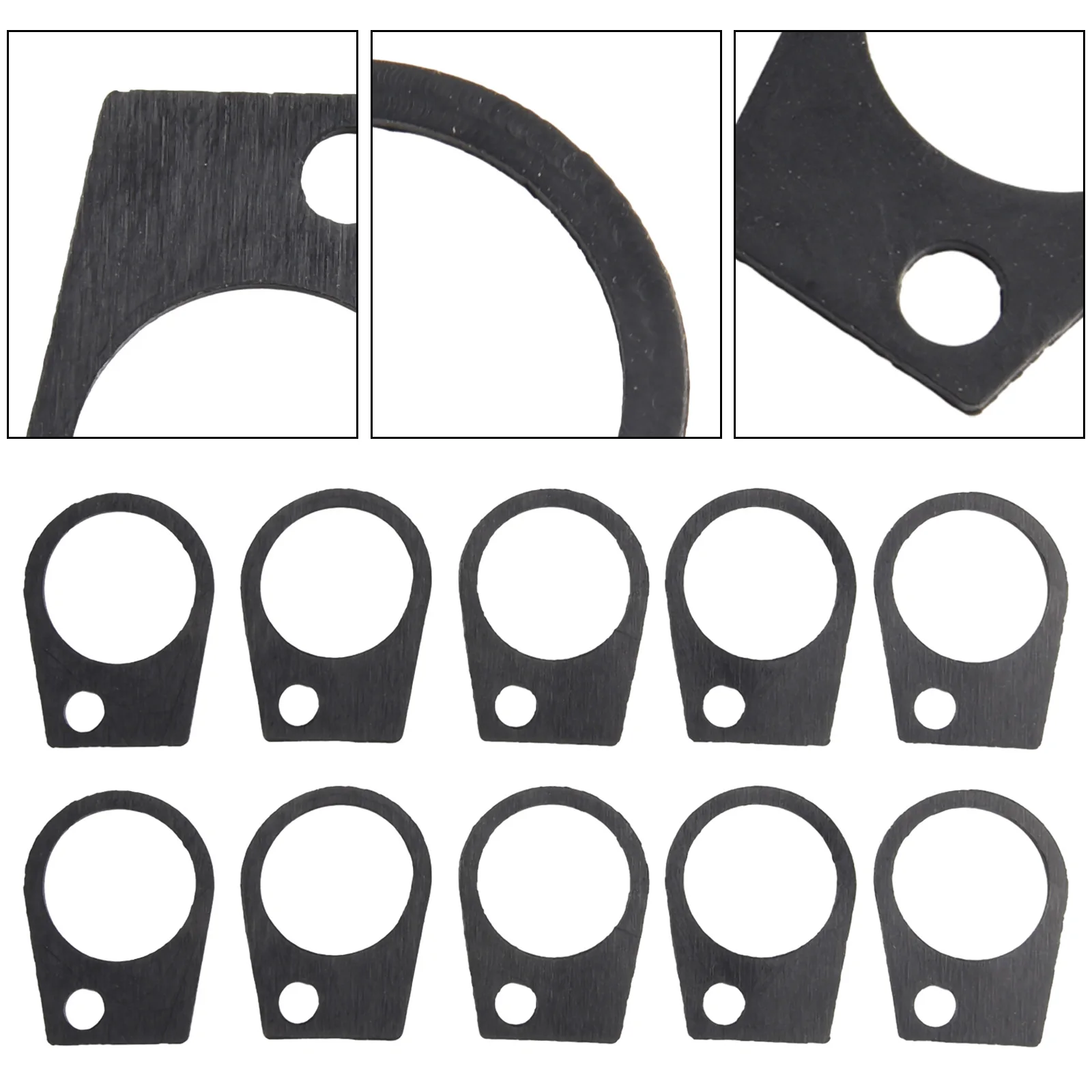Confezione di ricambio di dieci guarnizioni in gomma per motoseghe ottimizzate per vari modelli, inclusi motori da 45 58 cc