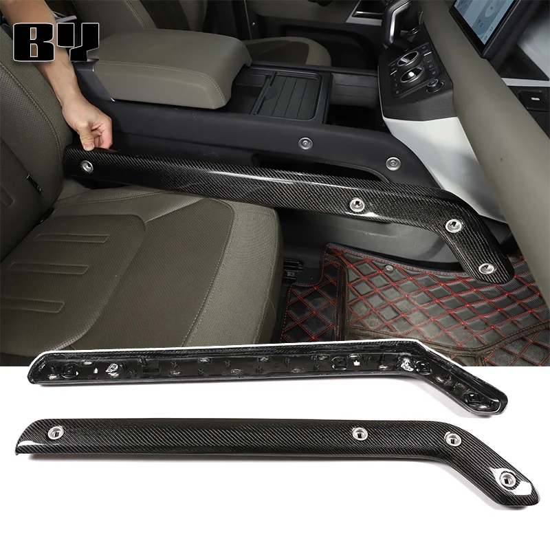For Land Rover Defender 90 110 2020-2023 Interior Details Real Carbon Fiber Central Control Side Trim Accessories (replacement)