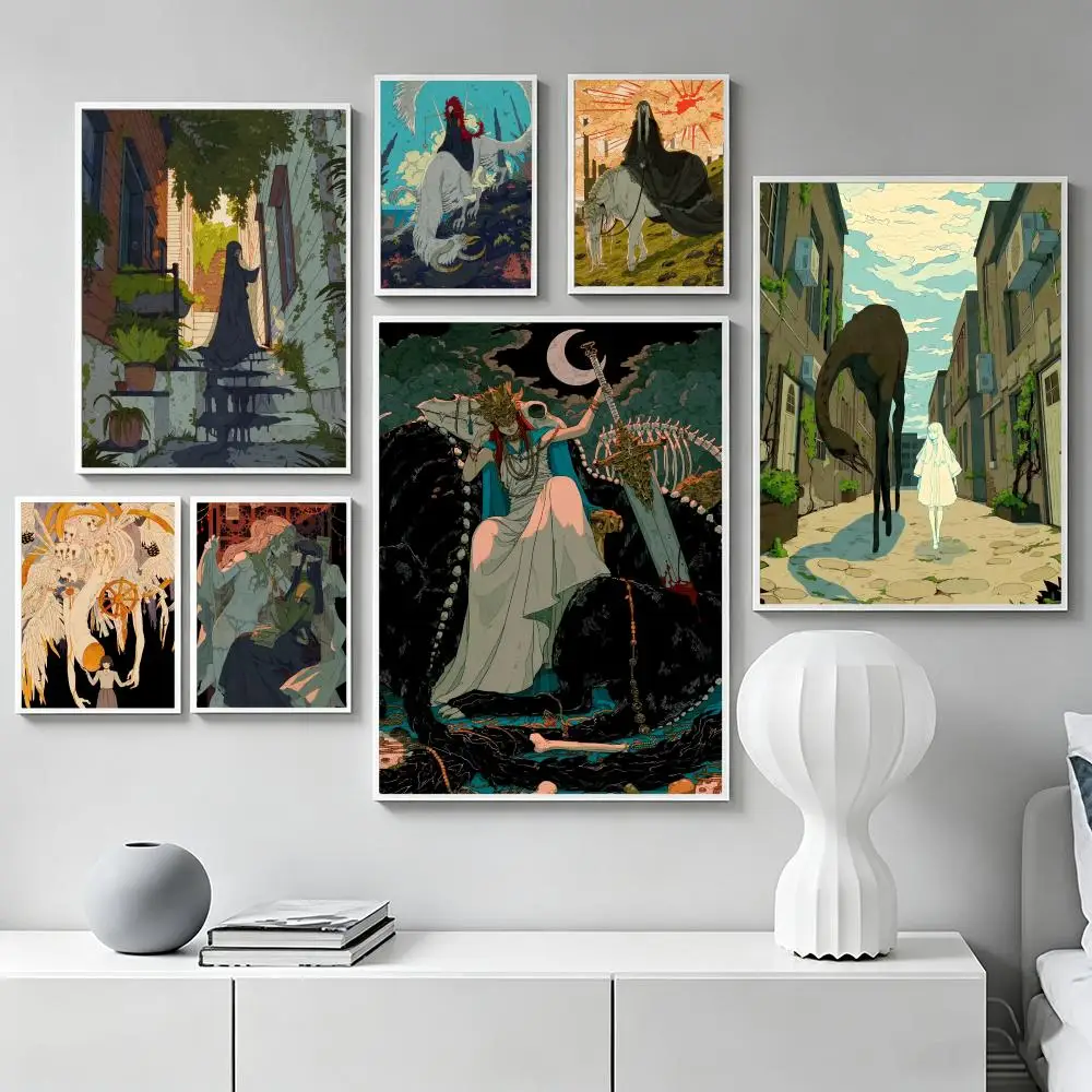 Style F-Fantasy retro style Ionomycin Poster Premium Art Wall Decor, Simple Ornament for Living and Leisure Areas