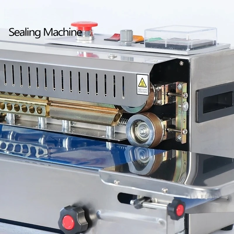 FR-900 Plastiktüte Soild Ink Continuous Band Sealer Sealing Machine Expanded Food Band Sealer