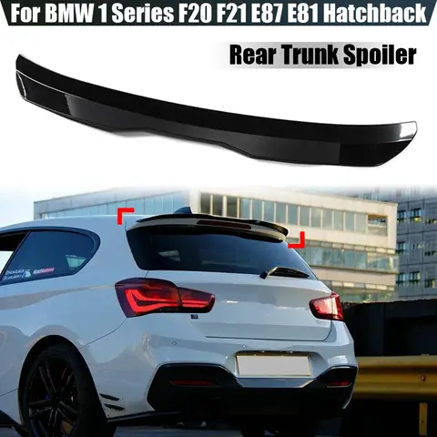 Sintonização da asa do spoiler do telhado do tronco traseiro para BMW Série 1 F20 F21 E87 E81 Hatchback 116i 120i 118i M135i M140i 120i 118i 116i