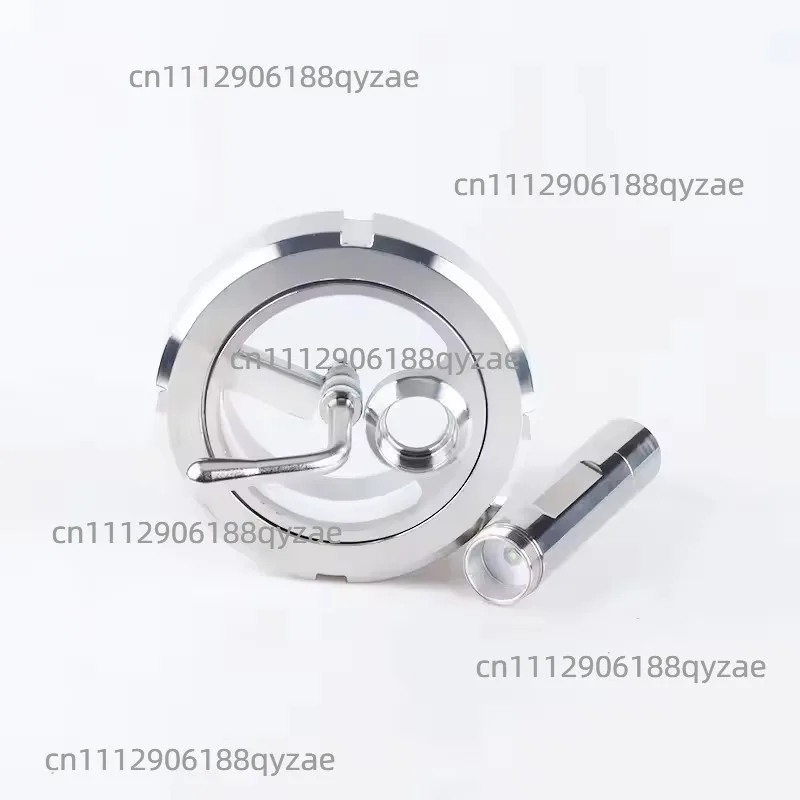 304 Stainless Steel with Brush Loose Joint Visual Lens Lamp Sanitary Grade Yuren Wiper with Lamp Glass Window Visual Hole