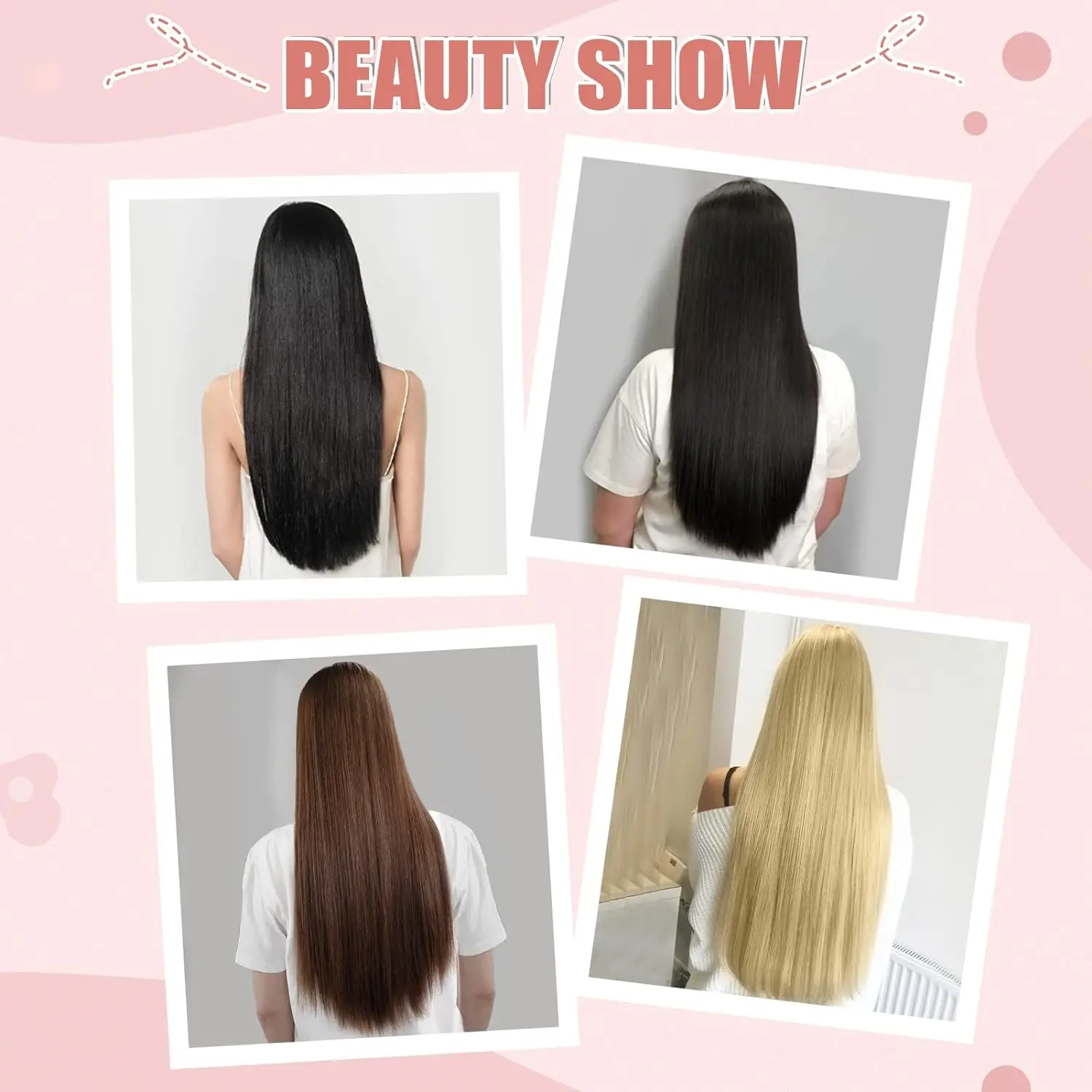 Tape-in-Extensions de cheveux naturels Remy, cheveux humains soyeux, lisses, sans couture, trame de peau, document brun #4