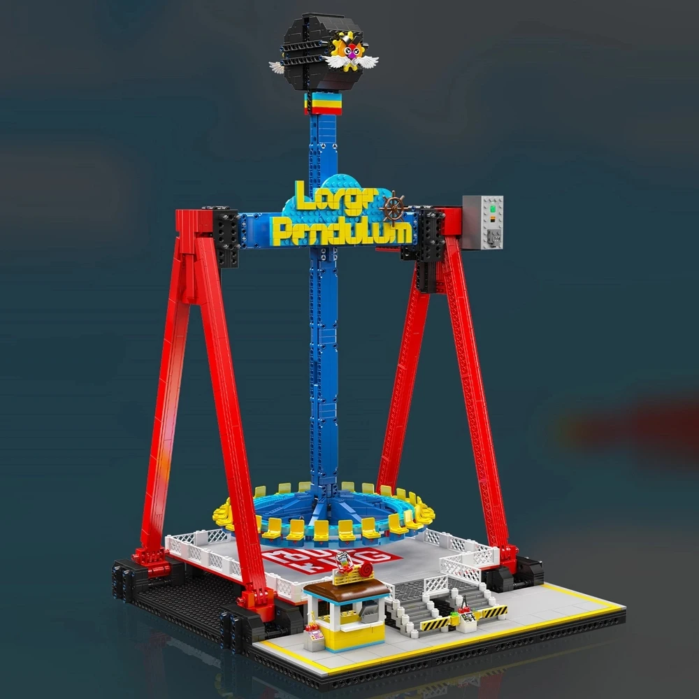 2192 قطعة ملاهي الخبراء الإبداعية البندول العملاق اللبنات نموذج كهربائي التعليم الجمعية لعب للكبار طفل هدية