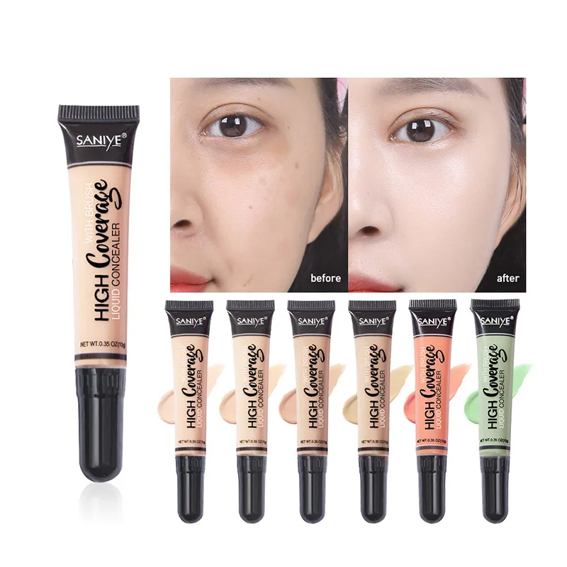 Face Make Up Concealer Acne Contour Palette Makeup Contouring Foundation Waterproof Full Cover Dark Circles Cream