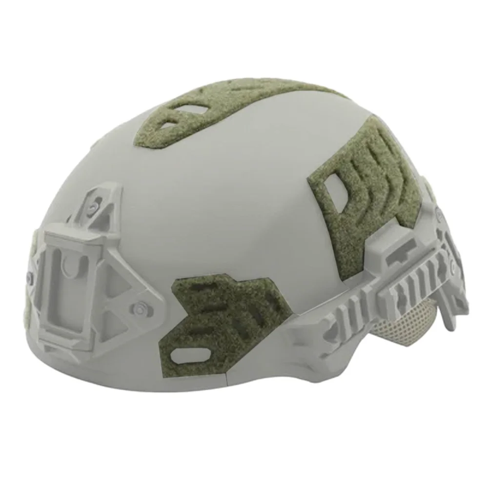 Juego de parches adhesivos para casco táctico, accesorio de sujeción de bucle, estilo esqueleto, 6 unidades