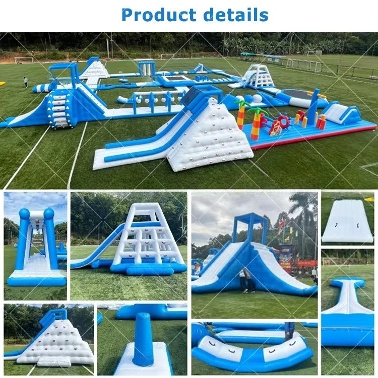 Custom Design Commercial Inflatable Floating Game Crazy Water Park Amusement Equipment Sea Playground