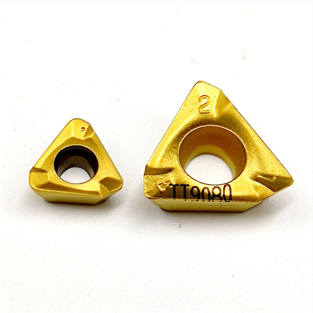 Sisipan Karbida 3PKT150508R 3PKT100408R Sisipan Penggilingan TT9080 Alat Mesin CNC Pemotong 3PKT 150508 100408 R