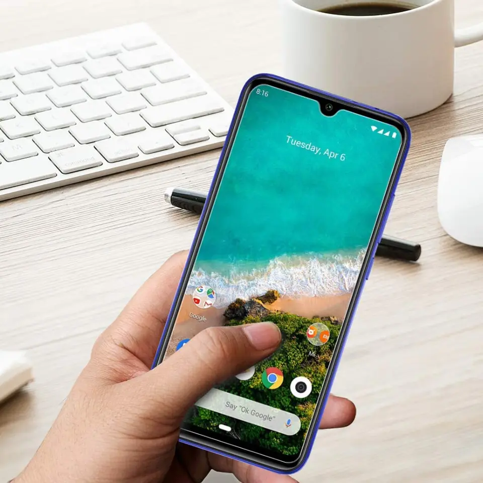 5 Piezas Vidrio Templado para Xiaomi Mi 9 8 SE 9T Pro Max 9 8 A3 A2 Lite 6 6X Mix 2 2S 3 Play Protector de Pantalla 3