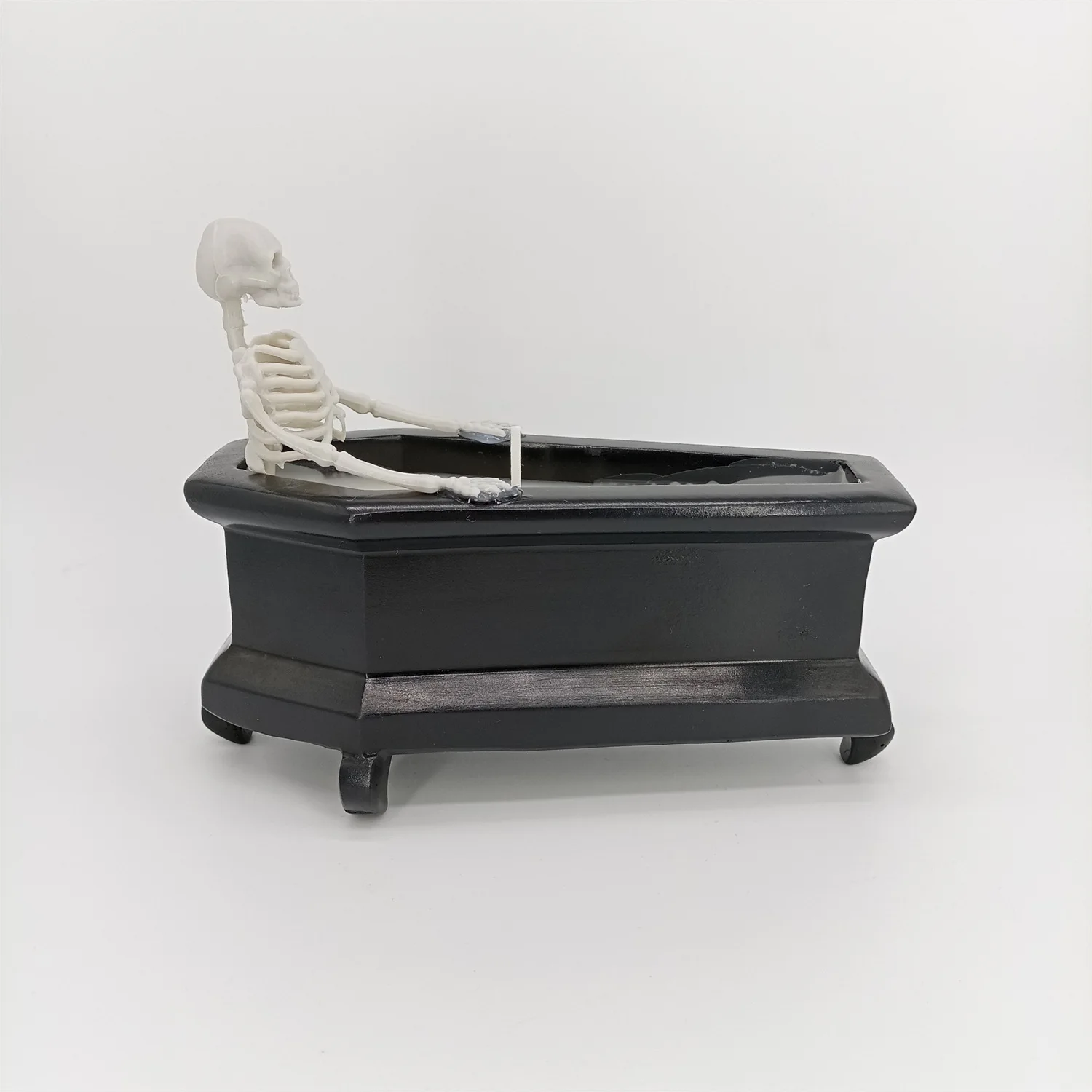 Candle Bubble Bath Skeleton Halloween Atmosphere Candle Haunted House Holiday Decoration Ornament