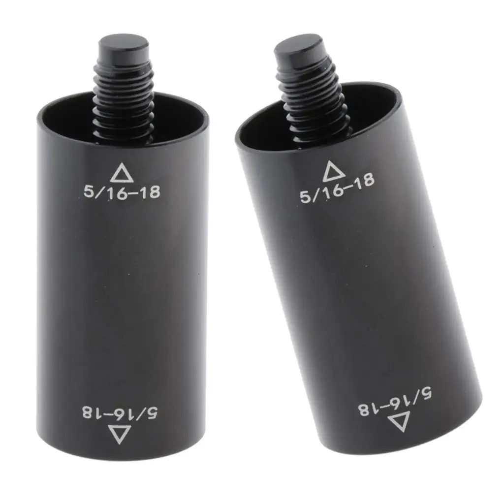 

Aluminum Cue Extender Lightweight Pool Cue Extension Middle Shaft Connector for 12mm Cue Pool Stick