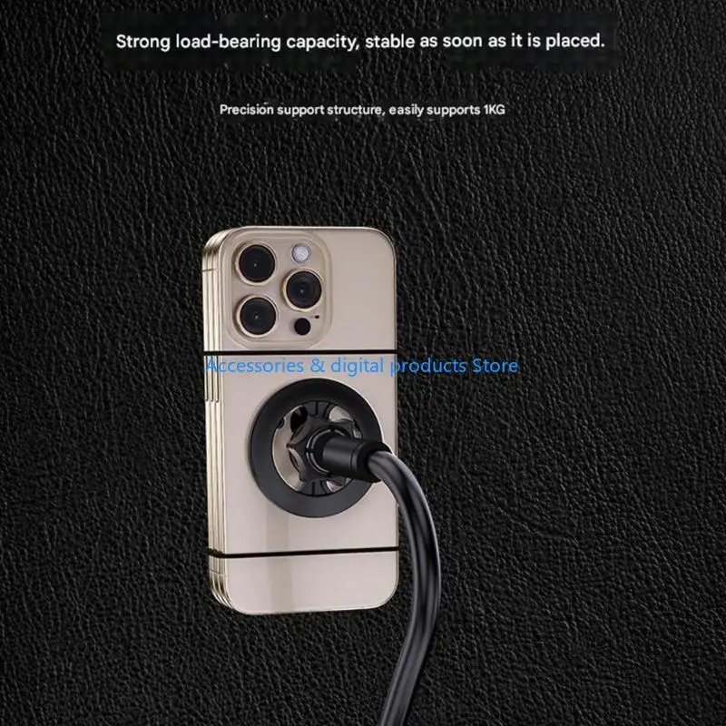 Suporte magnético para bebida 77JD com pescoço ganso ajustável e cabeça magnética