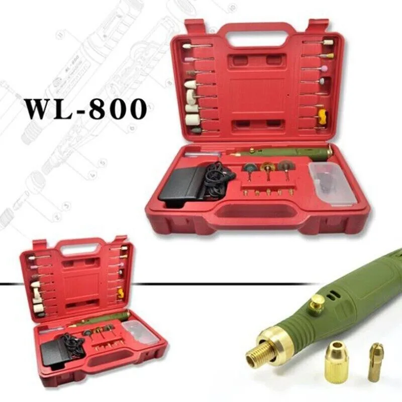 New Mini Electric Drill Multifunction Grinder Set Micro-drilling Tool Kit WL-800