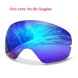 Anti-Fog Ski Goggles Lens UV400 Winter Snowboard Only Lens Outdoor Sport Ski Snowmobile Dustproof Detachable Replacement Lens