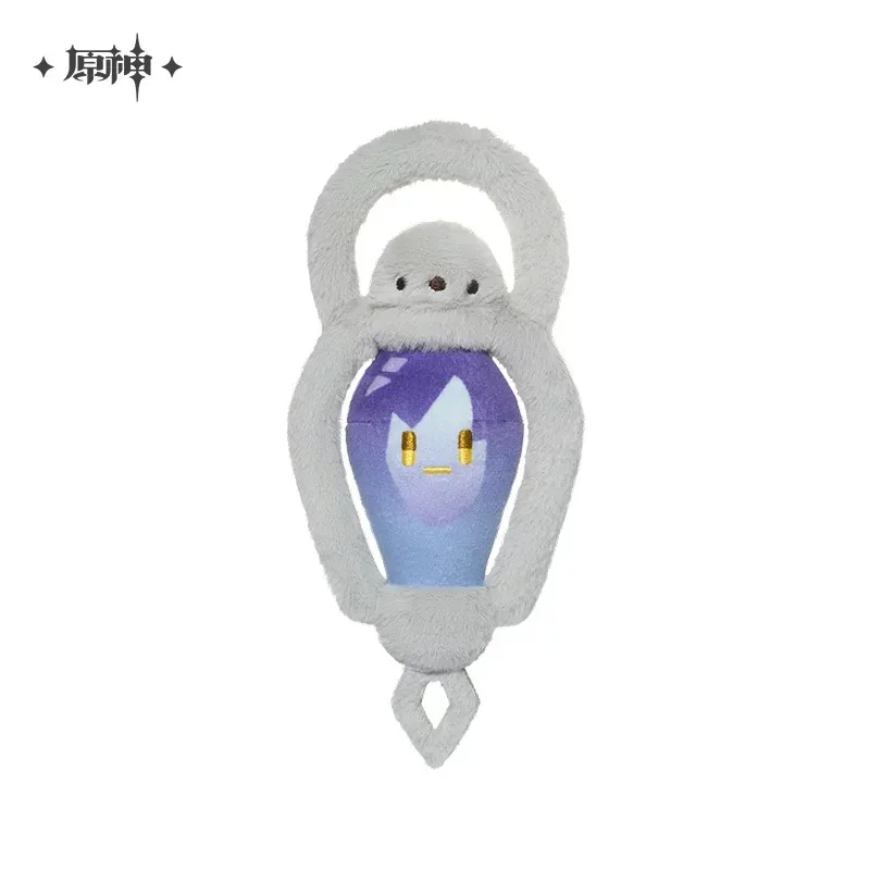Pre Sale miHoYo Official Genuine Genshin Impact Fuzzy Companion Series Impression Theme Pendant Keychain DYULIN Flins Cosplay 6