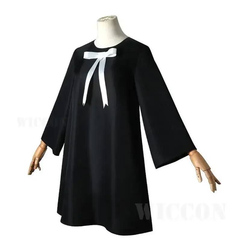 Anime Spy Anya Forger Cosplay Traje, Peruca De Boneca, Vestido, Chifre, Headwear FAMILIAR, Conjunto completo, Trajes de Halloween para Adultos e Crianças