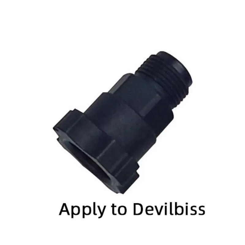 Apply to Devilbiss ANEST WARTE Spray Gun Connector PPS Adapter Spray Gun Cup Adapter For Spray Gun Disposable Measuring Cup