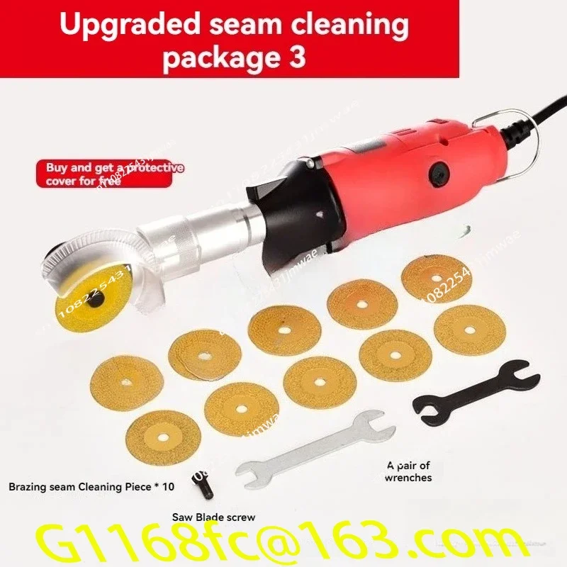 Grout Construction Tool, Electric Joint Cleaning Machine, Specialized Slotting Electric Grinder, Ceramic Tile and Floor T part