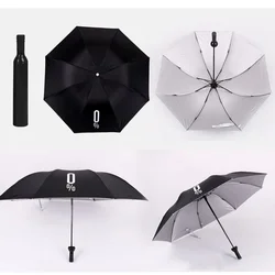 Creative Women Wine Bottle Umbrella 3 Folding Sun-rain UV Mini Umbrella For Women Men Gifts Rain Gear Umbrella sale