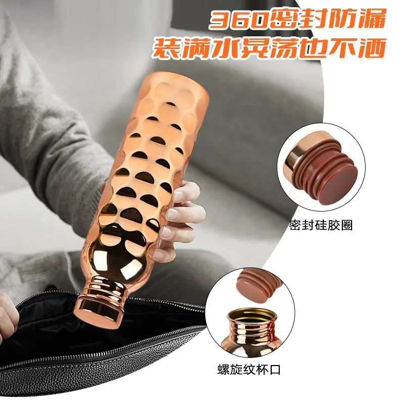 1000ML Sports kettle Large capacity environmentally friendly reusable water bottle Outdoor mountaineering polka dot water cup