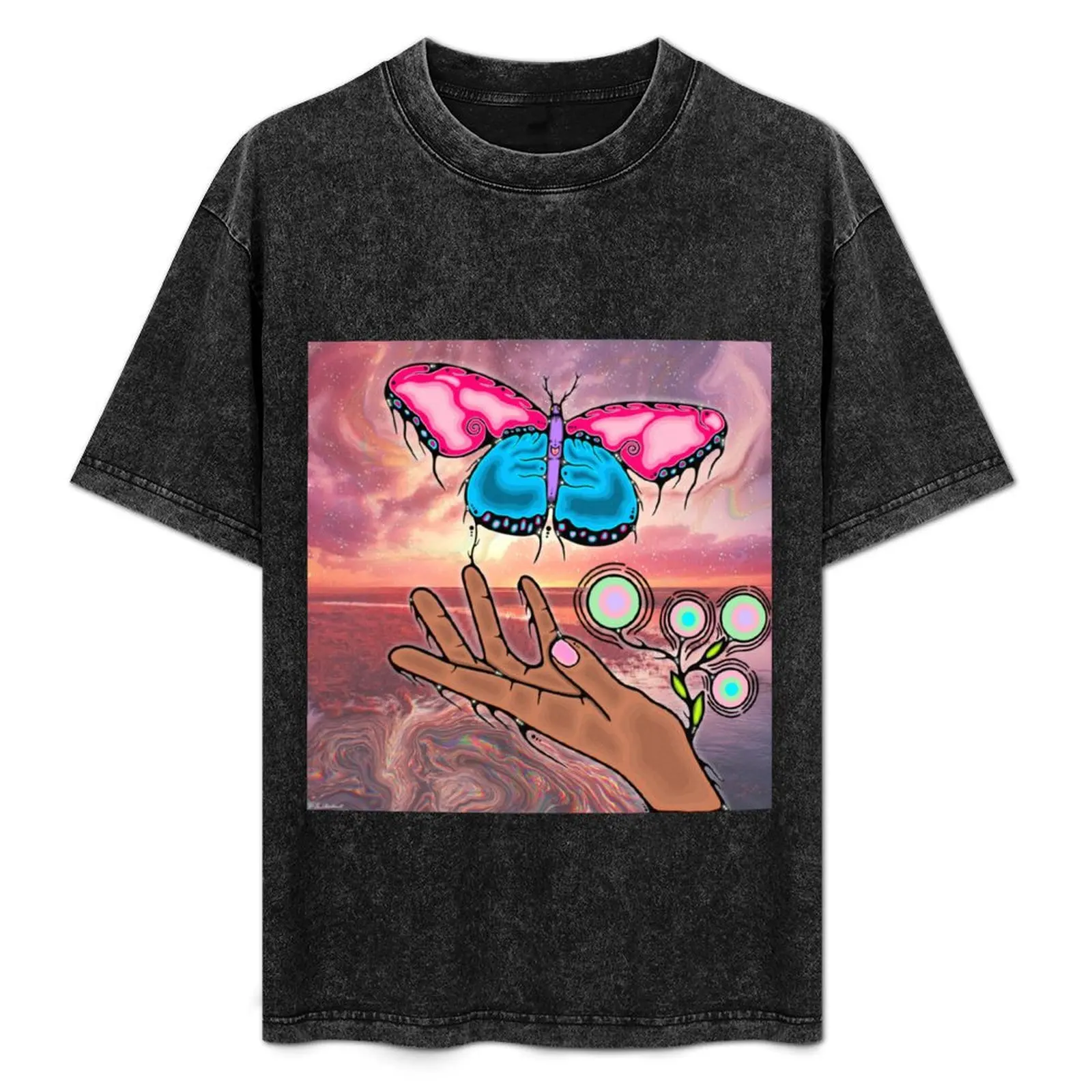 

Growing and evolving T-Shirt Plus Size Loose Short Sleeve Top