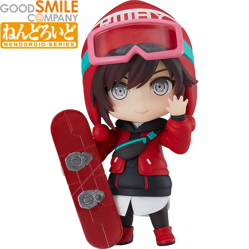 [In Stock] Original Good Smile Company Nendoron 1968 Rwby Hyousetsu Teikoku Ruby Rose 10Cm Action Figure Collectible Model