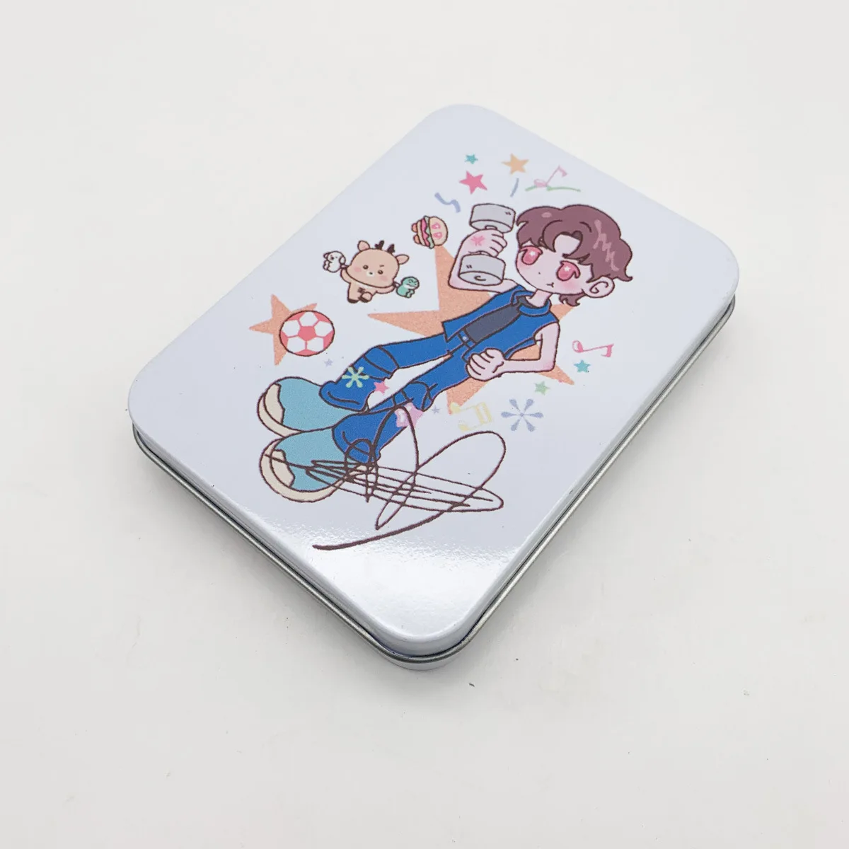 Креативный железный ящик с героями мультфильмов 11,5*8,5*2,2 см, ящик для хранения карт Idol, ящик для хранения Eunseok Sungchan Wonbin Sohee Anton Kpop