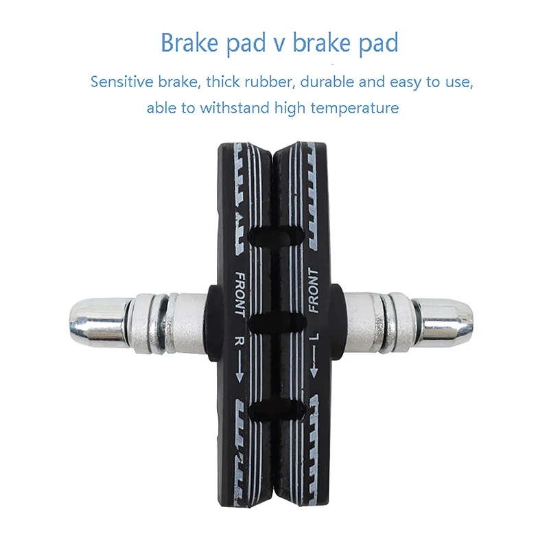 

【W】Replaceable Aluminum Alloy V Brake Pads Drawer Structure Mountain Bicycle Brake Shoes For Linear Pull Brakes Low Noise