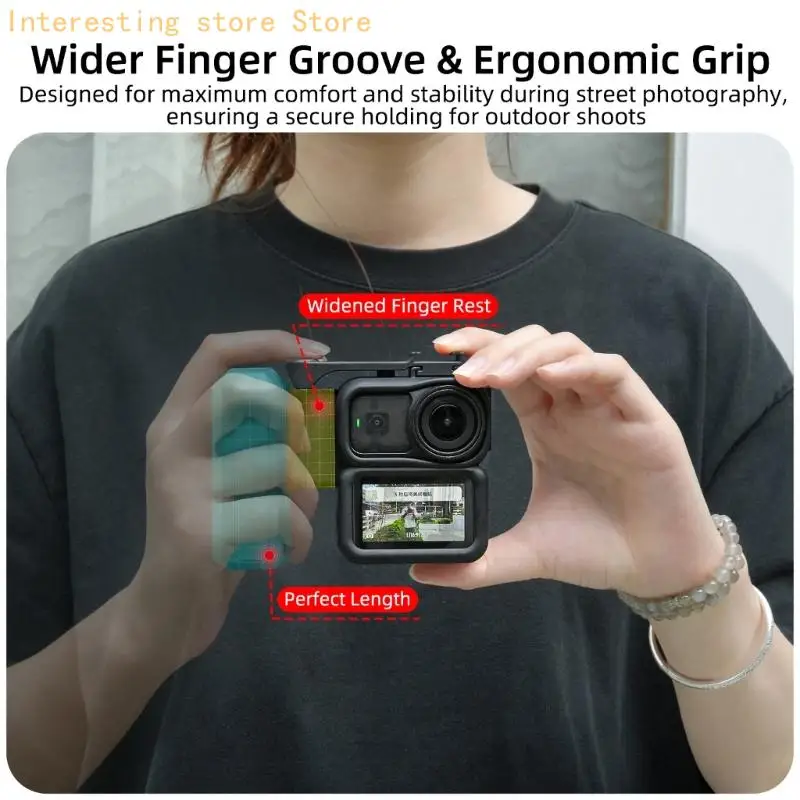 Verstellbarer Kameragriff mit Soft-Touch-Griff und schneller Einrichtung für die Erstellung von Inhalten. Reibungsloses – Detail 7