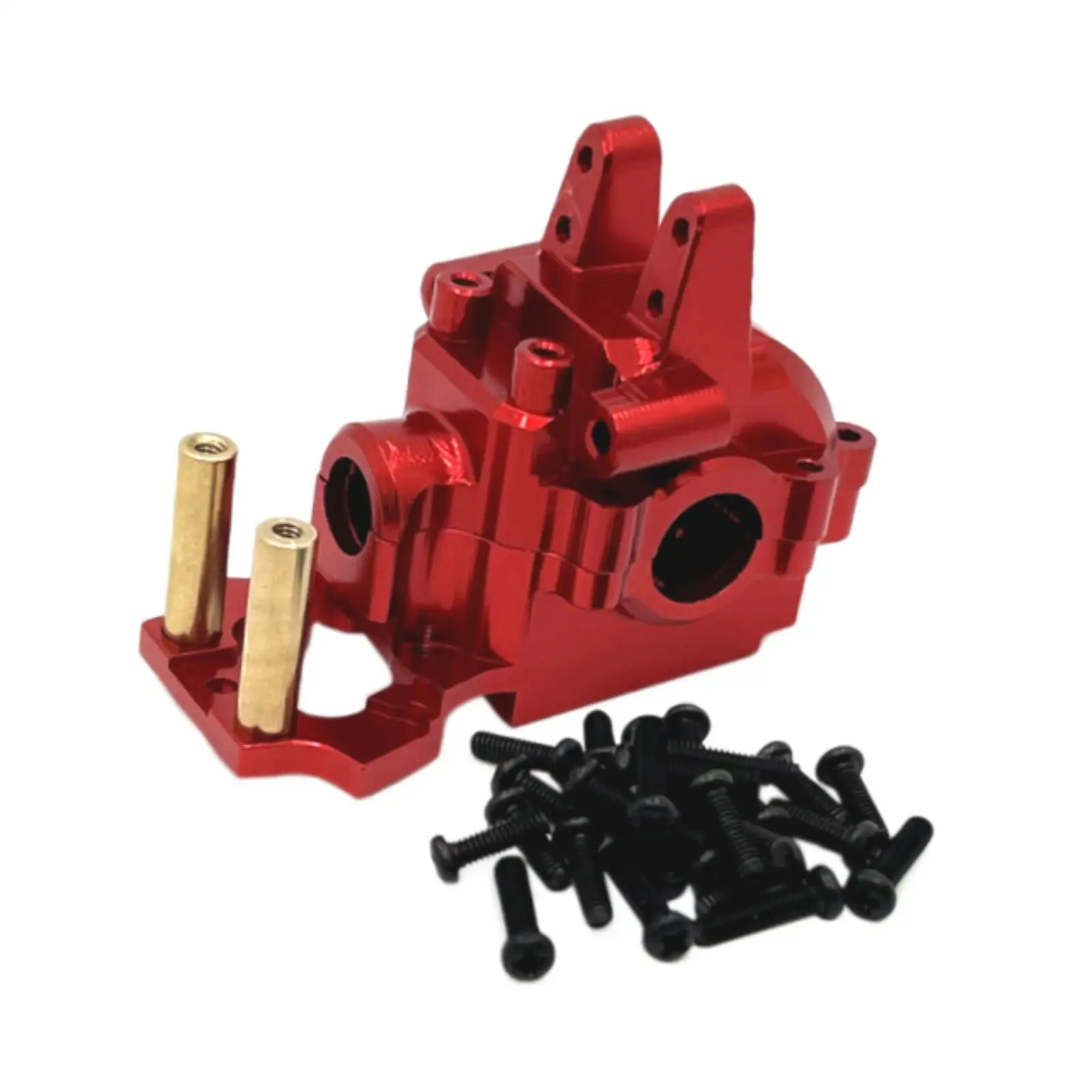 Aluminum Alloy 1:14 RC Car Front Gearbox Cover for 14210 Car DIY Accessories Red