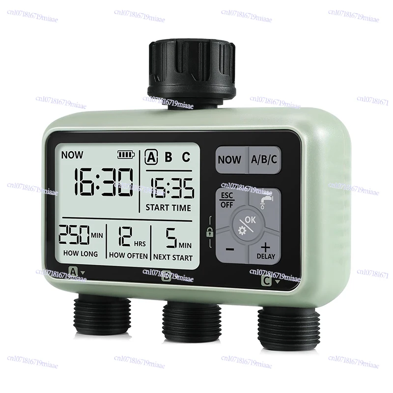 

Large screen automatic watering device three outlet watering artifact intelligent controller