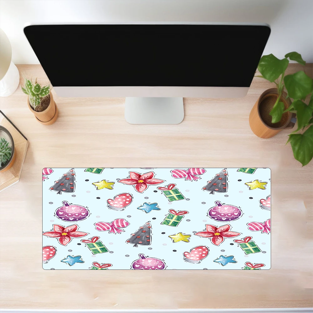 Xxl 900x400 Mm Rubber Anti Slip  Keyboard Deskmat Kawaii Desktop Mousepad Gamer Cute Mouse Mat