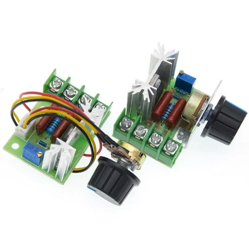 AC 110V 220V 2000W SCR Voltage Regulator Module Dimmer Motor Speed Controller Thermostat Electronic