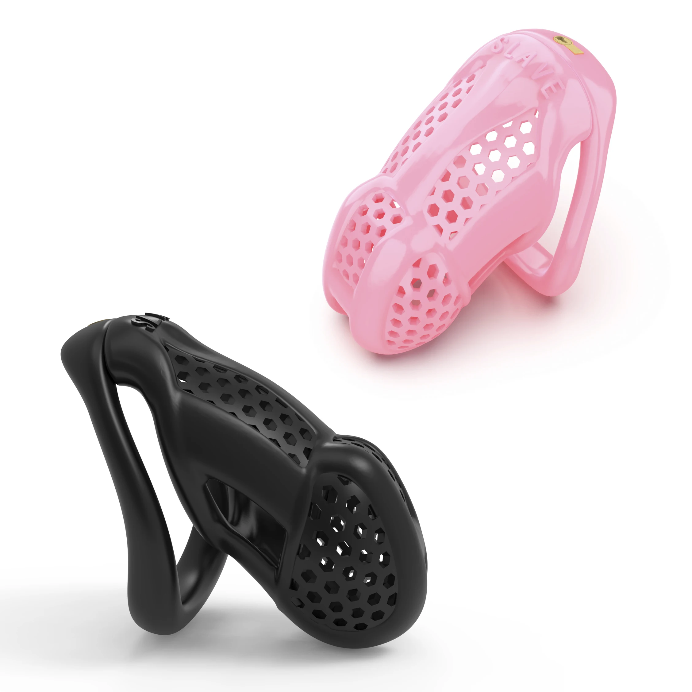 Breathable Male Cobra Chastity Cage Device CBT Cuckold , Abstinence Anti-Cheating with 4 Rings,