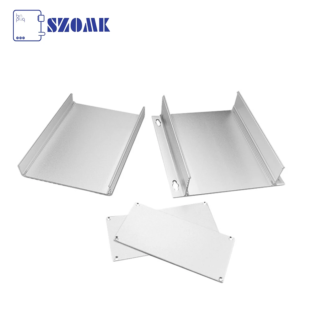 Electronics project box 10Pcs/lot small aluminium project box for electronics case housing 55(H)x147(W)x155(L) mm