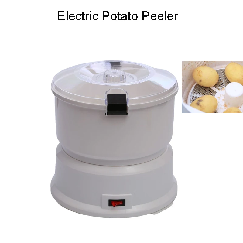 Home Commercial Electric Potato Peeler Machine Automatic Peeler Kitchen Vegetable Dehydrator Fruit Peeler