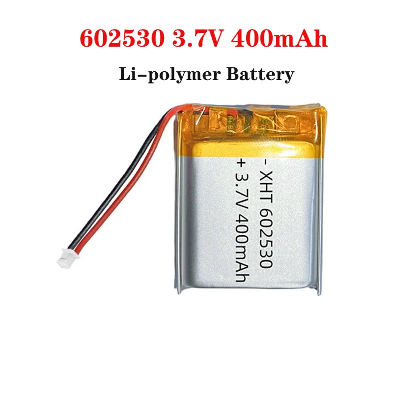 

1-4pcs Battery 400mAh 3.7V LiPo 602530 Polymer Lithium Batteries for Electric Toothbrush Toys Lights Headphone Speaker