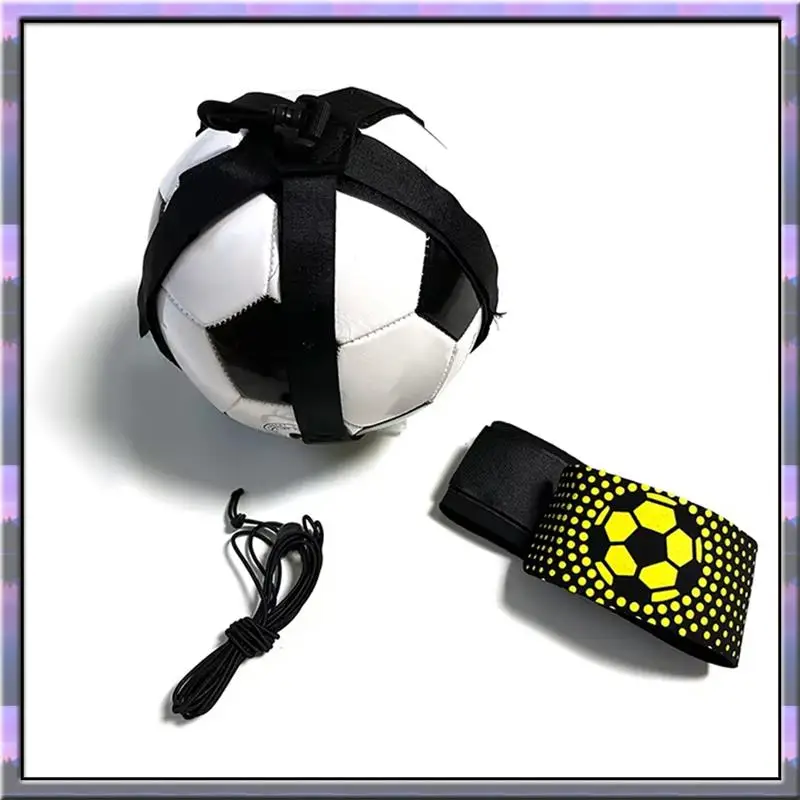 حزام ركلة كرة القدم الجديد من ABJX، تدريب متكرر سريع، كرة تحكم لتمرير الأطفال، تدريب باللون الأسود