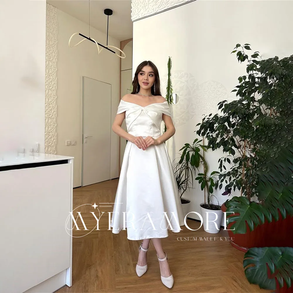 

Новое вечернее платье 2025 года, женское элегантное плиссированное платье трапециевидной формы с открытыми плечами, вечерние платья для выпускного вечера, коктейльные платья для свадебной вечеринки по индивидуальному заказу