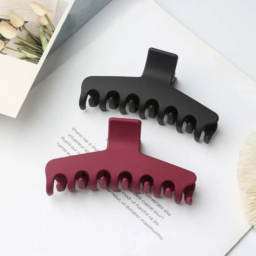 

Safe Silicone Shark Clip Korean Style Creative Elastic Plastic Hair Claw Simple Waterproof Solid Color Shark Clip Gifts