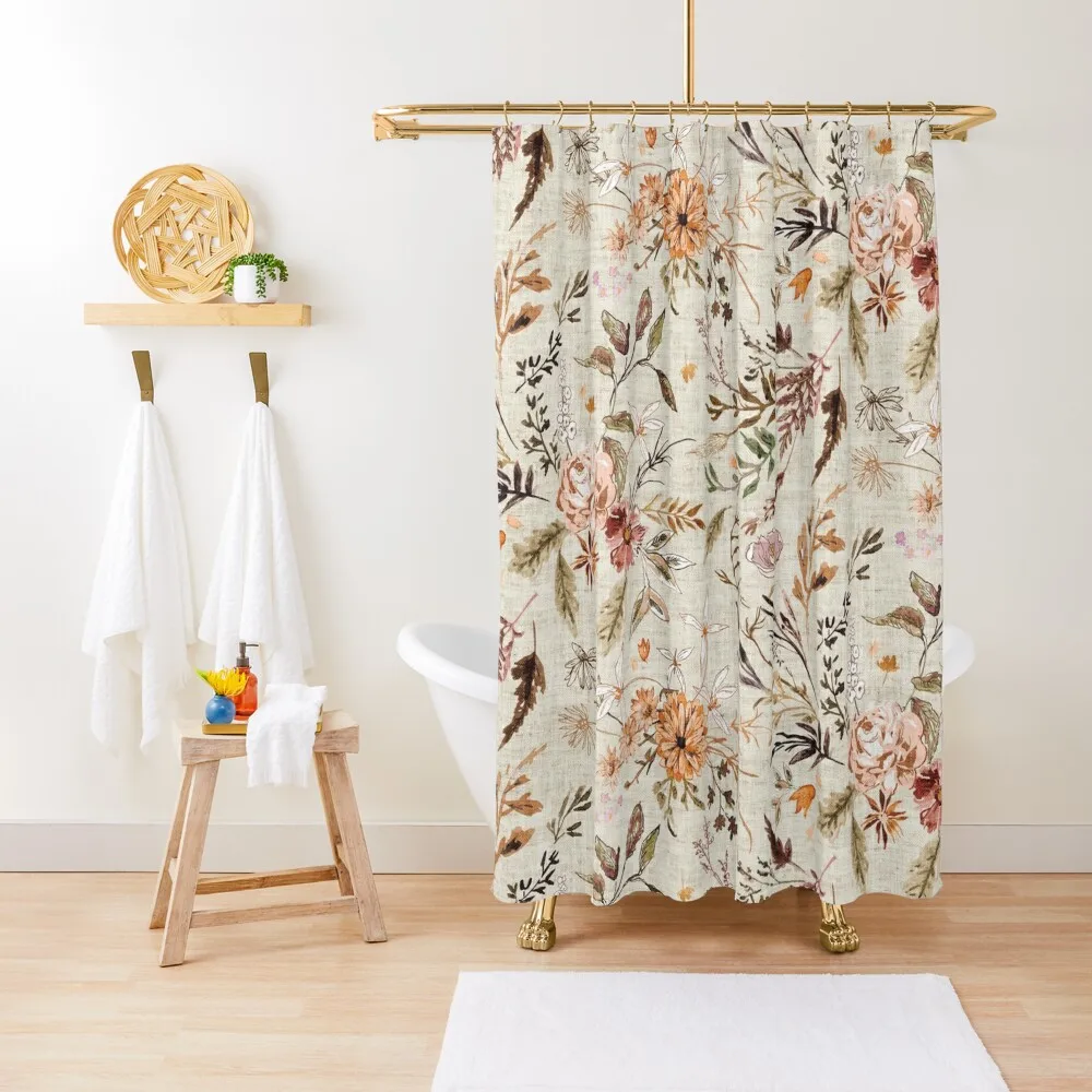 

Delilah (autumn) Shower Curtain For Bathroom Shower Cover Curtain