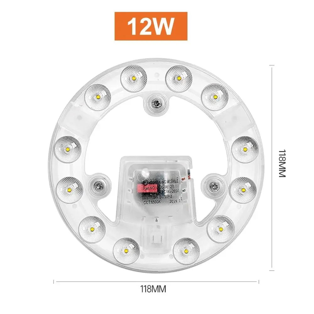 

12W 18W 24W 36W 48W 72W Ceiling Lights Durable Convenient Led Panel Light Dimmable Round Led Module Ceiling Fan light Home