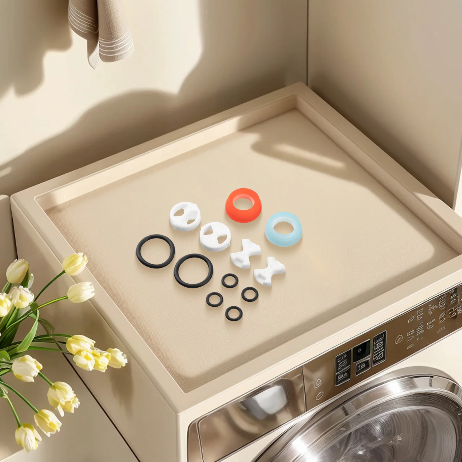 As Shown Faucet Cartridge Replacement Silicone Washers Rubber O-rings Easy Installation Long-lasting Performance